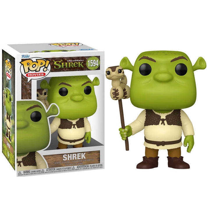 Funko Pop! Movies Shrek 30Th - (1594) Shrek W/Snake Figure 9Cm Film Movie Orco