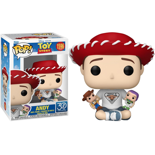 Funko Pop ! Disney Pixar - Toy Story (1596) Andy - Vinyl Figure 10cm (PREORDER)