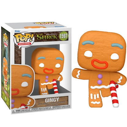 Funko Pop ! Movies Shrek 30Th (1597) Gingy Vinyl Figure 9Cm Film Movie