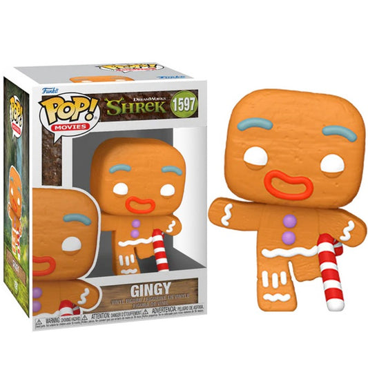 Funko Pop ! Movies Shrek 30Th (1597) Gingy Vinyl Figure 9Cm Film Movie