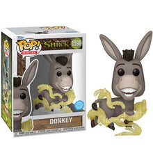 Funko Pop ! Movies Shrek 30Th - (1598) Donkey Glitter (Ciuchino) Figure 9Cm