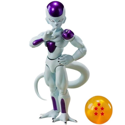Bandai S.H. Figuarts - Dragon Ball Z: Frieza (Quarta Forma) Fourth Form - Action Figure da Collezione 14 cm