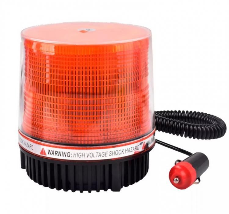 Lampeggiante 30 Led Segnalatore Di Emergenza Rotante Calamita Magnetico Auto 12V
