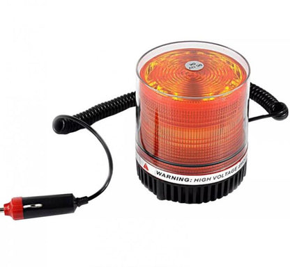 Lampeggiante 30 Led Segnalatore Di Emergenza Rotante Calamita Magnetico Auto 12V