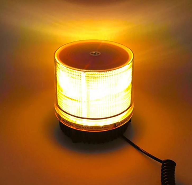 Lampeggiante 30 Led Segnalatore Di Emergenza Rotante Calamita Magnetico Auto 12V