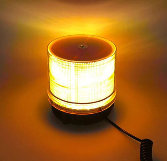 Lampeggiante 30 Led Segnalatore Di Emergenza Rotante Calamita Magnetico Auto 12V