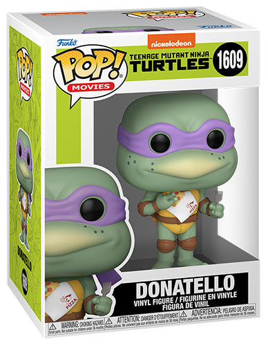 Funko Pop ! Movies Tartarughe Ninja (1609) Donatello W/Napkin Figure 9Cm Tmnt