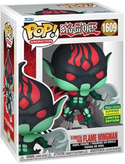 Funko Pop ! Animation  Yu-Gi-Oh (1609) Elemental Hero Flame Wingman Limited