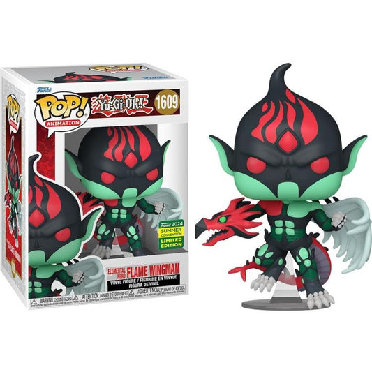 Funko Pop ! Animation  Yu-Gi-Oh (1609) Elemental Hero Flame Wingman Limited