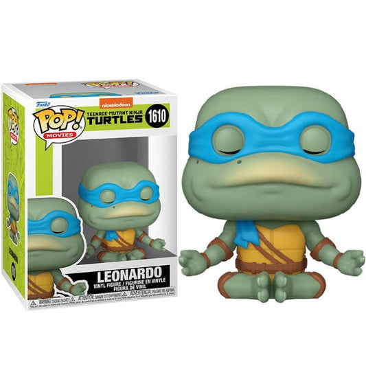 Funko Pop ! Movies Tartarughe Ninja (1610) Leonardo (Meditating) Figure 9Cm Tmnt