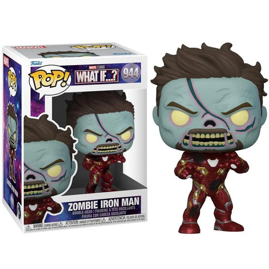 Funko Pop Marvel What If...? Zombie Iron Man (944) Statuetta Vinyl Action Figure