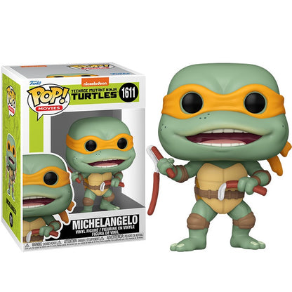 Funko Pop ! Movies Tartarughe Ninja (1611) Michelangelo Sausage Nunchucks  Tmnt