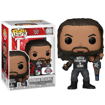 Funko Pop Wwe Roman Reigns (Special Edition) 98 Statuetta Wrestling Vinyl Figure