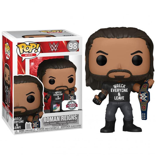 Funko Pop Wwe Roman Reigns (Special Edition) 98 Statuetta Wrestling Vinyl Figure