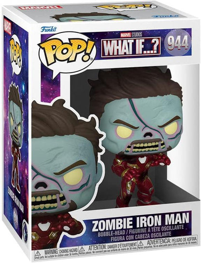 Funko Pop Marvel What If...? Zombie Iron Man (944) Statuetta Vinyl Action Figure