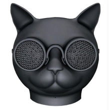 AKAI | SPEAKER BLUETOOTH AUX USB CASSA LED PORTATILE NERA CANE/GATTO BILLY BLACK
