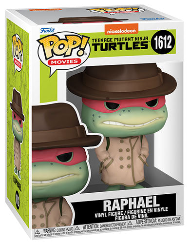 Funko Pop ! Movies Tartarughe Ninja (1612) Raphael W/Coat & Hat Raffaello Tmnt