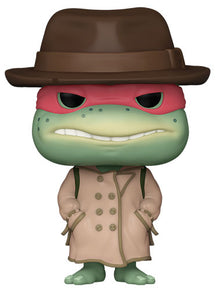 Funko Pop ! Movies Tartarughe Ninja (1612) Raphael W/Coat & Hat Raffaello Tmnt