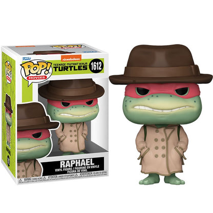 Funko Pop ! Movies Tartarughe Ninja (1612) Raphael W/Coat & Hat Raffaello Tmnt
