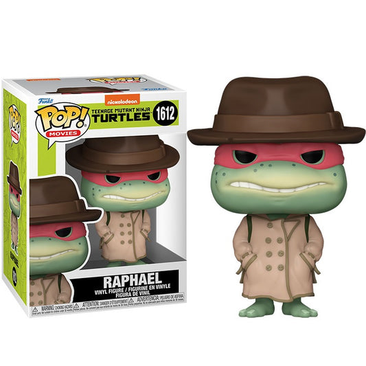 Funko Pop ! Movies Tartarughe Ninja (1612) Raphael W/Coat & Hat Raffaello Tmnt