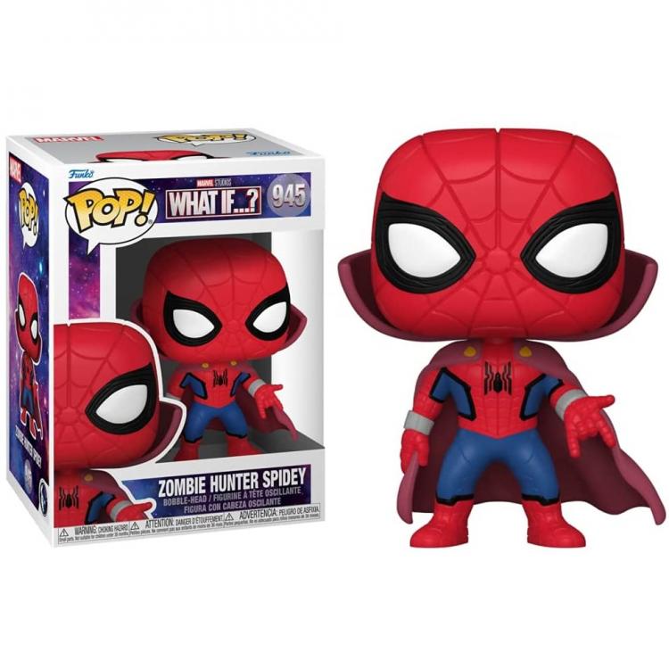 Funko Pop Marvel What If...? Zombie Hunter Spidey (945) Statuetta Vinyl Figure