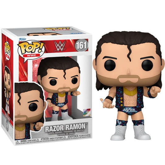 Funko Pop ! Wwe - (161) Razor Ramon Wrestling Vinyl Figure 9Cm Da Collezione