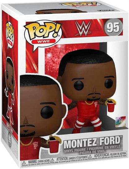 Funko Pop Wwe - Montez Ford (95) Statuetta Wrestling Da Collezione Vinyl Figure