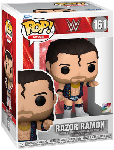 Funko Pop ! Wwe - (161) Razor Ramon Wrestling Vinyl Figure 9Cm Da Collezione