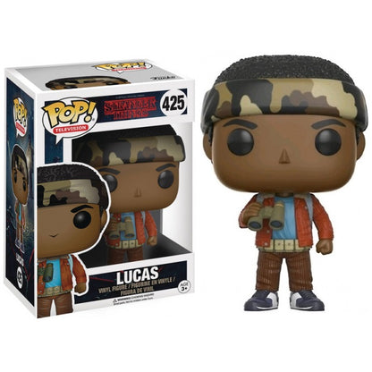 Funko Pop ! Television Stranger Things S1- (425) Lucas W / Bandana Figure 9Cm