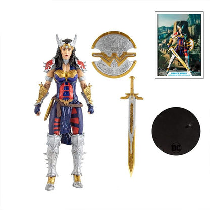 DC MULTIVERSE WONDER WOMAN BY TODD McFARLANE STATUA ACTION FIGURE UNIVERSO 18cm
