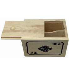 Scatola In Legno Cofanetto Canastra Mazzo Carte Gioco Francesi Napoletane Poker
