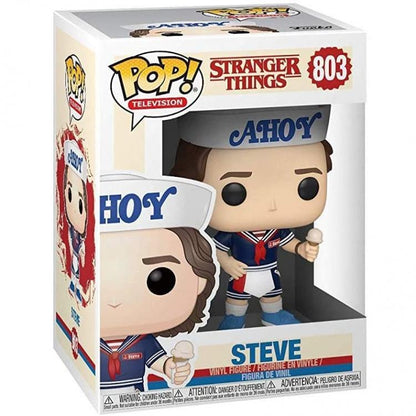 Funko Pop ! Television Stranger Things S3 - Steve (803) Netflix Vinyl Figure 9Cm