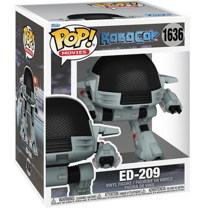 Funko Pop ! Movies Robocop Metallic (1636) Ed-209 Vinyl Figure 25Cm Collezione