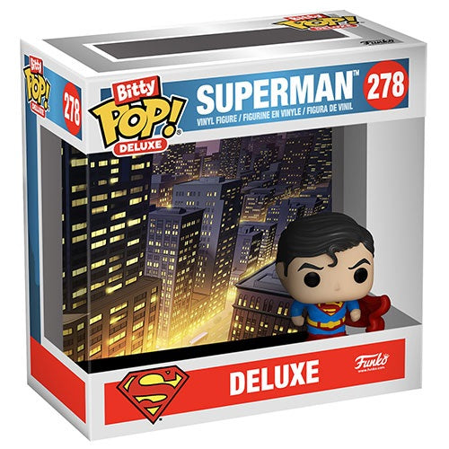 Funko Bitty Pop! Dc Deluxe Superman (278) - Vinyl Figure Statuetta Collezione