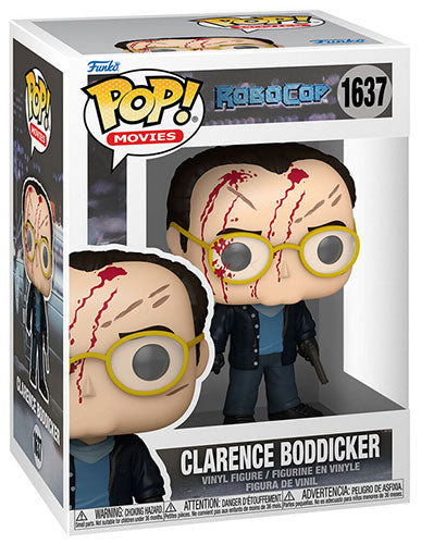 Funko Pop ! Movies Robocop Metallic (1637) Clarence Boddicker Vinyl Figure 9Cm