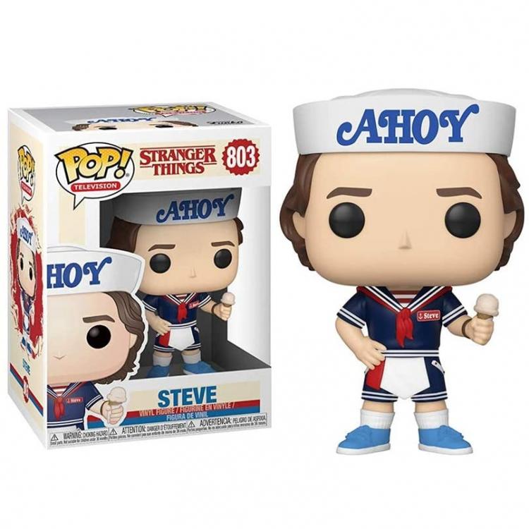 Funko Pop ! Television Stranger Things S3 - Steve (803) Netflix Vinyl Figure 9Cm