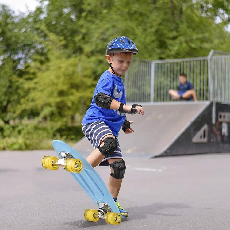 Set Protezioni Bambini Polsi Ginocchiere Gomitiere Bici Bicicletta Pattini Skate