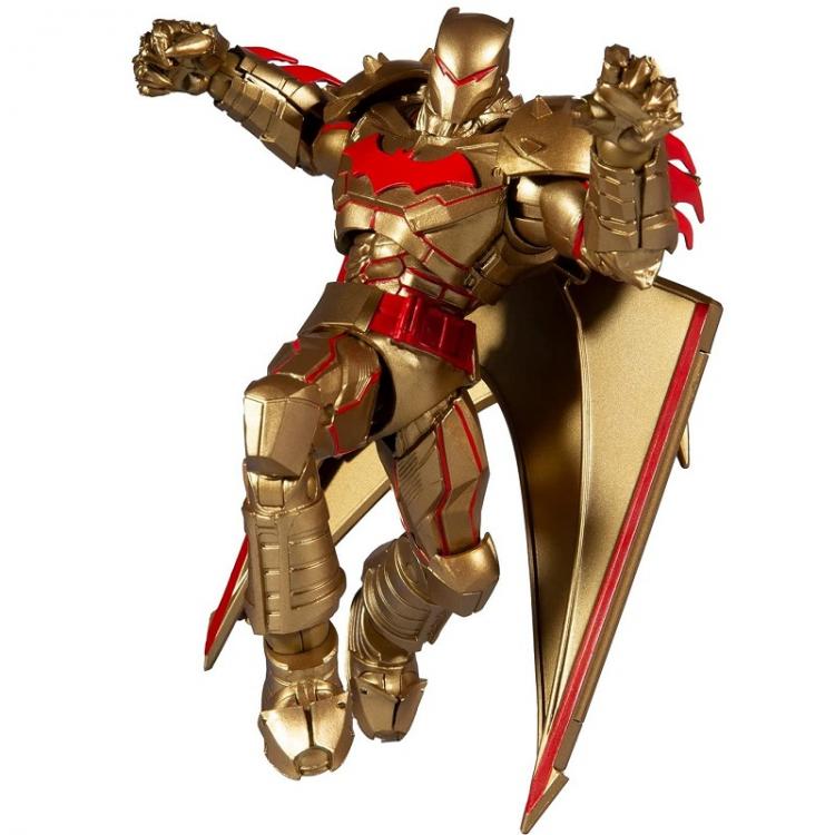 DC MULTIVERSE BATMAN HELLBAT SUIT GOLD EDIT. McFARLANE STATUA ACTION FIGURE 18cm