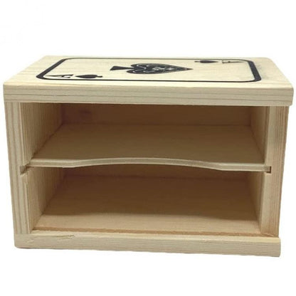 Scatola In Legno Cofanetto Canastra Mazzo Carte Gioco Francesi Napoletane Poker