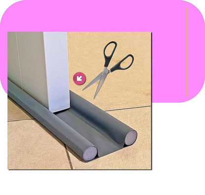 Paraspifferi Sottoporta Isolamento Porte Guarnizione Insetti Freddo 95Cm Grigio
