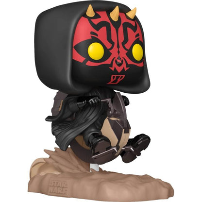 Funko Pop ! Star Wars - (705) Darth Maul On Bloodfin Vinyl Figure 25Cm Statua