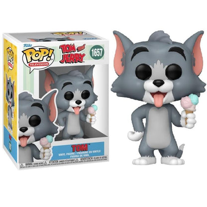 Funko Pop ! Television Tom And Jerry -(1657) Tom W/ Ice Cream Figure 9Cm Cartoon