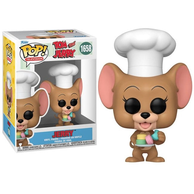 Funko Pop ! Television Tom And Jerry - (1658) Jerry Chef Figure Cartoon 9Cm