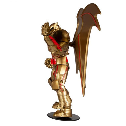 DC MULTIVERSE BATMAN HELLBAT SUIT GOLD EDIT. McFARLANE STATUA ACTION FIGURE 18cm