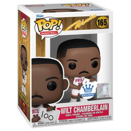 Funko Pop ! Basketball Nba All Stars - (165) Wilt Chamberlain 100 Points Exm 9Cm