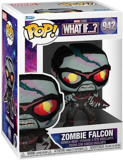 Funko Pop Marvel What If...? Zombie Falcon (942) Statuetta Vinyl Action Figure