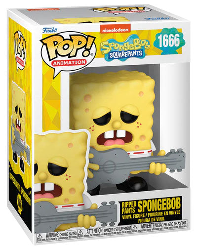 Funko Pop ! Animation Spongebob 25Th (1666) Ripped Pants Spongebob Figure Vinyl