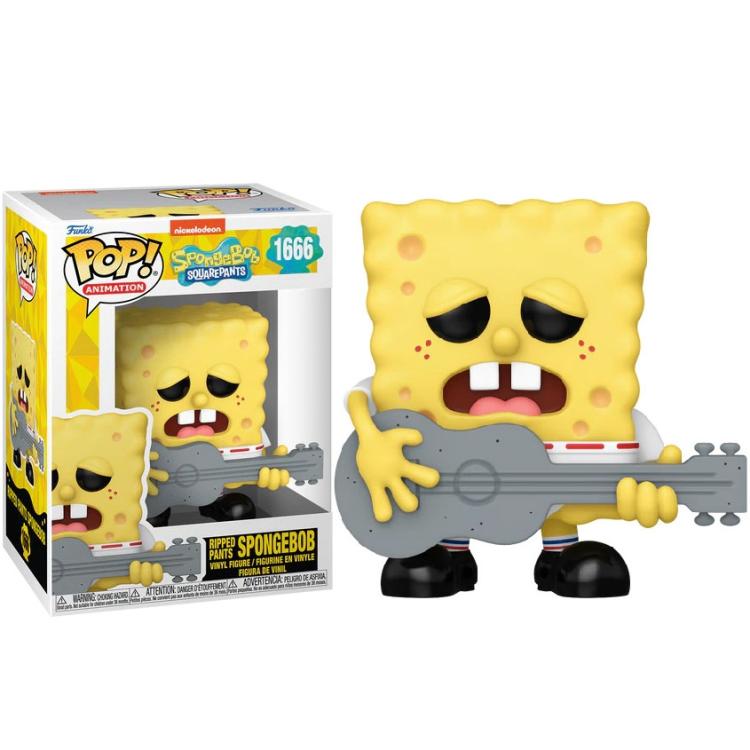 Funko Pop ! Animation Spongebob 25Th (1666) Ripped Pants Spongebob Figure Vinyl