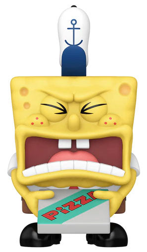 Funko Pop ! Animation Spongebob 25Th (1667) Spongebob W/Krusty Krab Pizza Figure