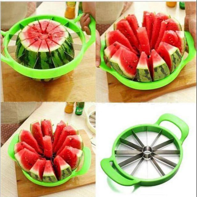 AFFETTA MELONE LAME IN ACCIAIO AFFETTAMELONE TAGLIA ANGURIA COCOMERO FRUTTA